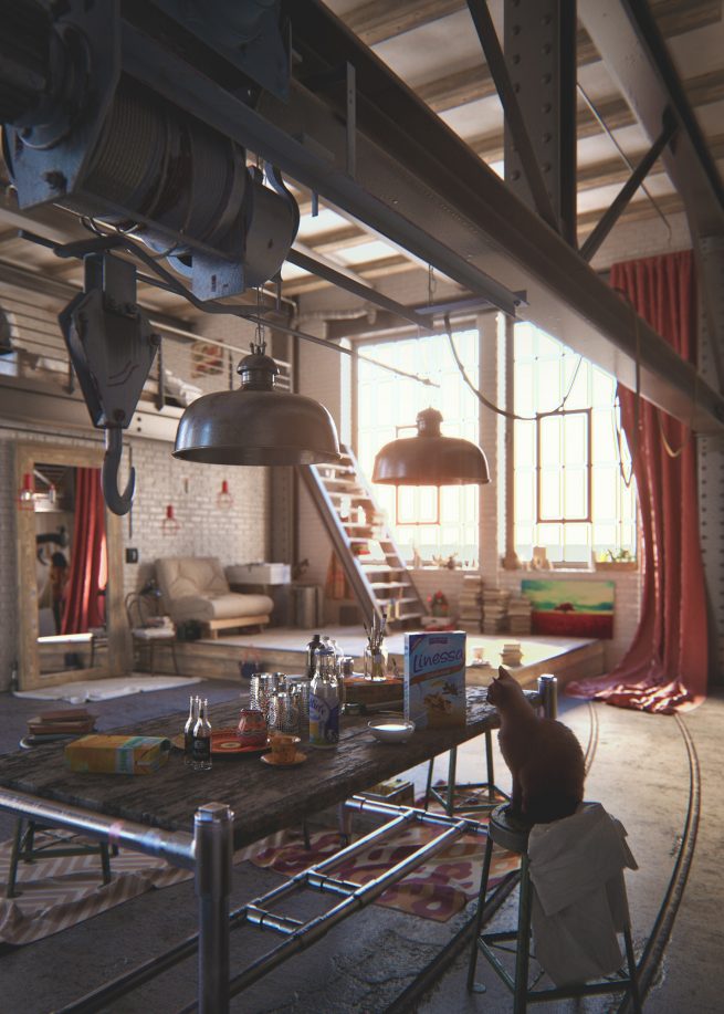 interior architectural visualization hamburg